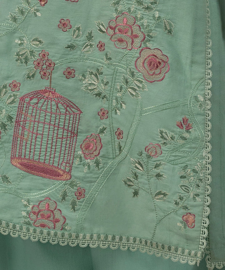 Liminal Sea Green Stitched Suit - J. Junaid Jamshed