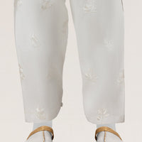 Lawn White Shalwar - J. Junaid Jamshed