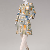 Lawn Multicolor Unstitched Suit - J. Junaid Jamshed