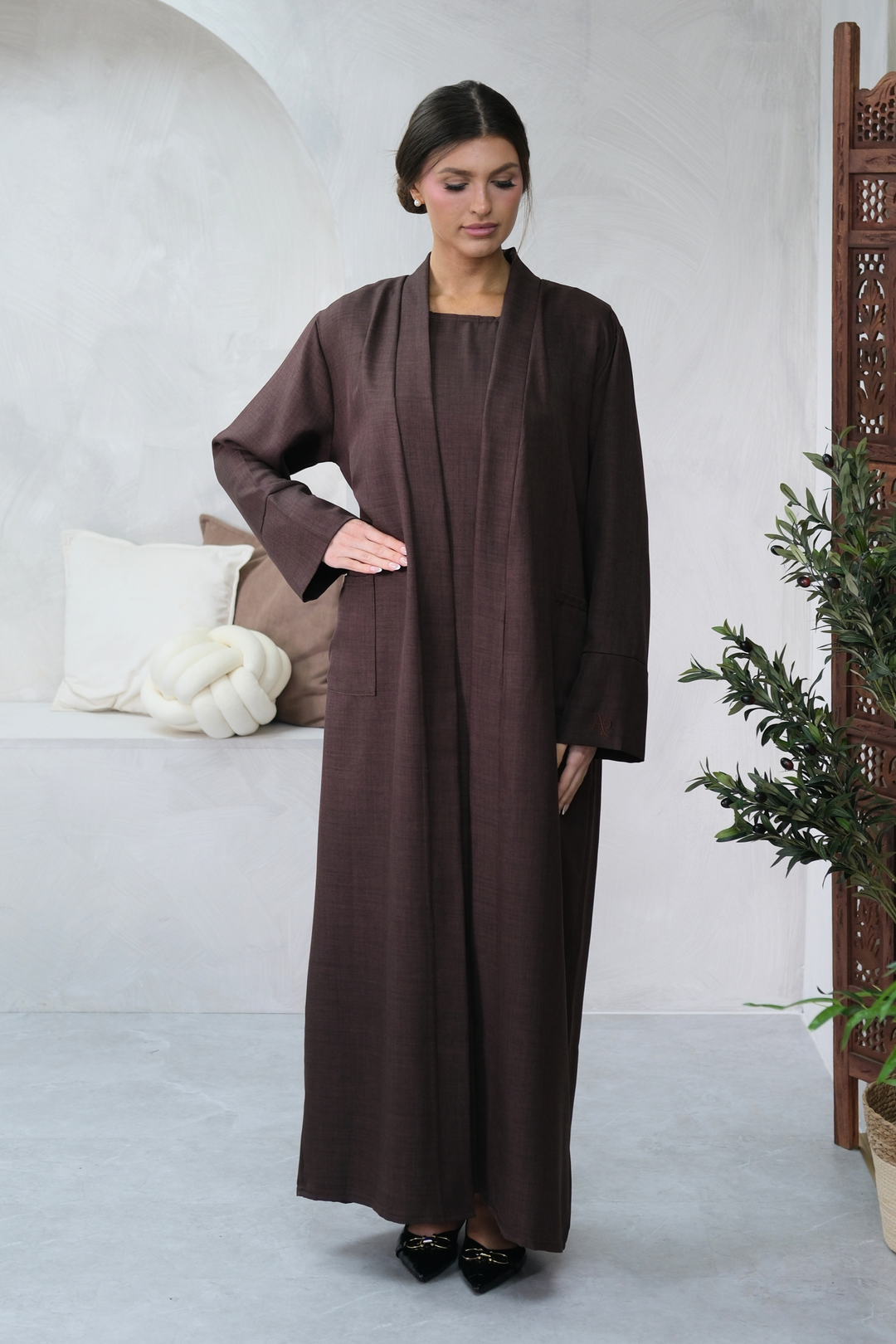 Le Noir Chocolate Abaya