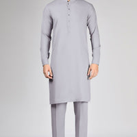 Blended Purple Unstitched Suit - J. Junaid Jamshed