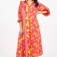 Printed Khaddar Yellow Unstitched Suit - Alkaram