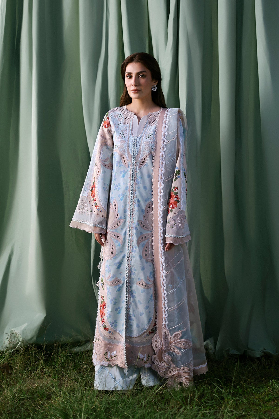Eirene - Afrozeh A Lawn '26 Stitched