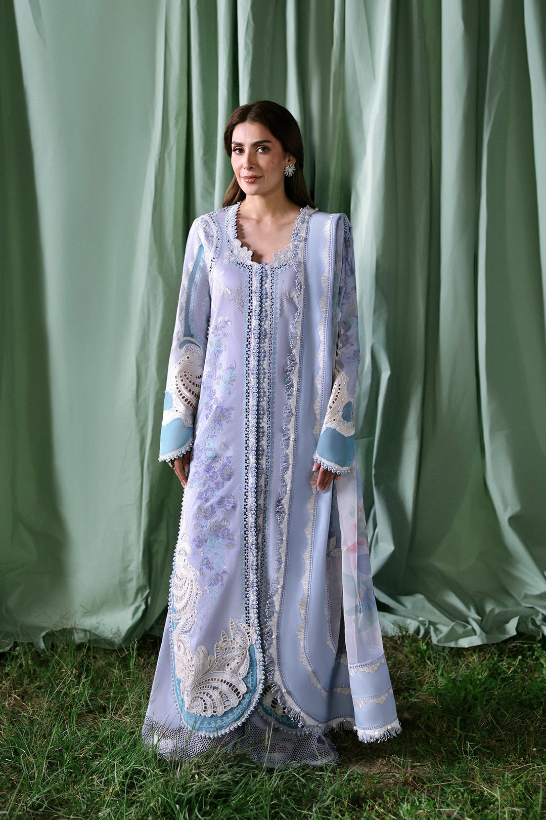 Chloris - Afrozeh A Lawn '26 Stitched