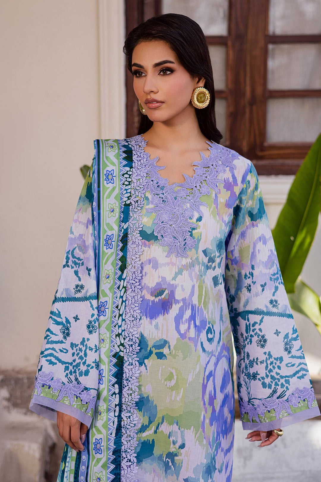 Design 7 - Nureh Rania Print Stitched