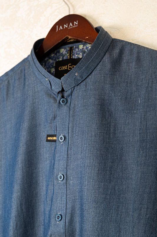 Cotton Blue Kurta Trouser - Cast & Crew