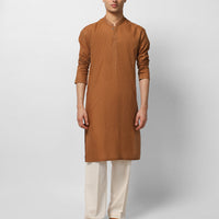 Cotton Almond Kurta - J. Junaid Jamshed