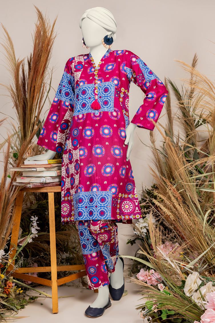 Liminal Pink Kurti - J. Junaid Jamshed