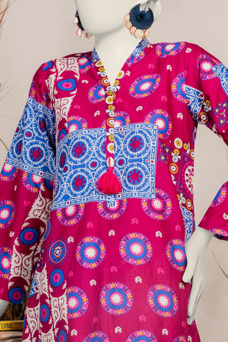 Liminal Pink Kurti - J. Junaid Jamshed