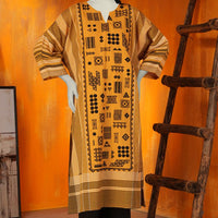 Khaddi Mustard Kurti- J. Junaid Jamshed