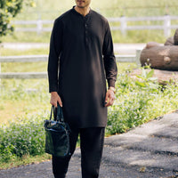 Polyester Brown Shalwar Kameez- Almirah