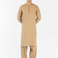 Blended Beige Shalwar Kameez - Almirah