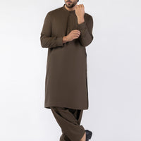 Blended Brown Shalwar Kameez - Almirah
