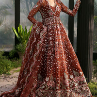 Shale - Afrozeh La Fuchsia Stitched