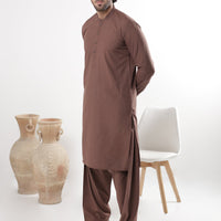 Blended Brown Shalwar Kameez - Almirah