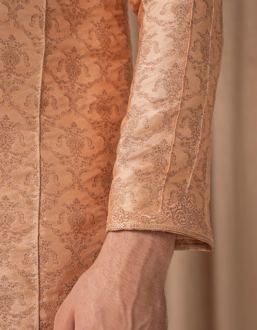 Blended Orange Special Kurta - J. Junaid Jamshed