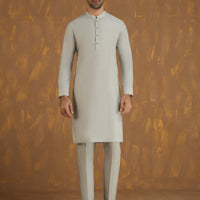 Blended Green Unstitched Suit - J. Junaid Jamshed