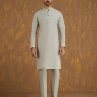 Blended Green Unstitched Suit - J. Junaid Jamshed