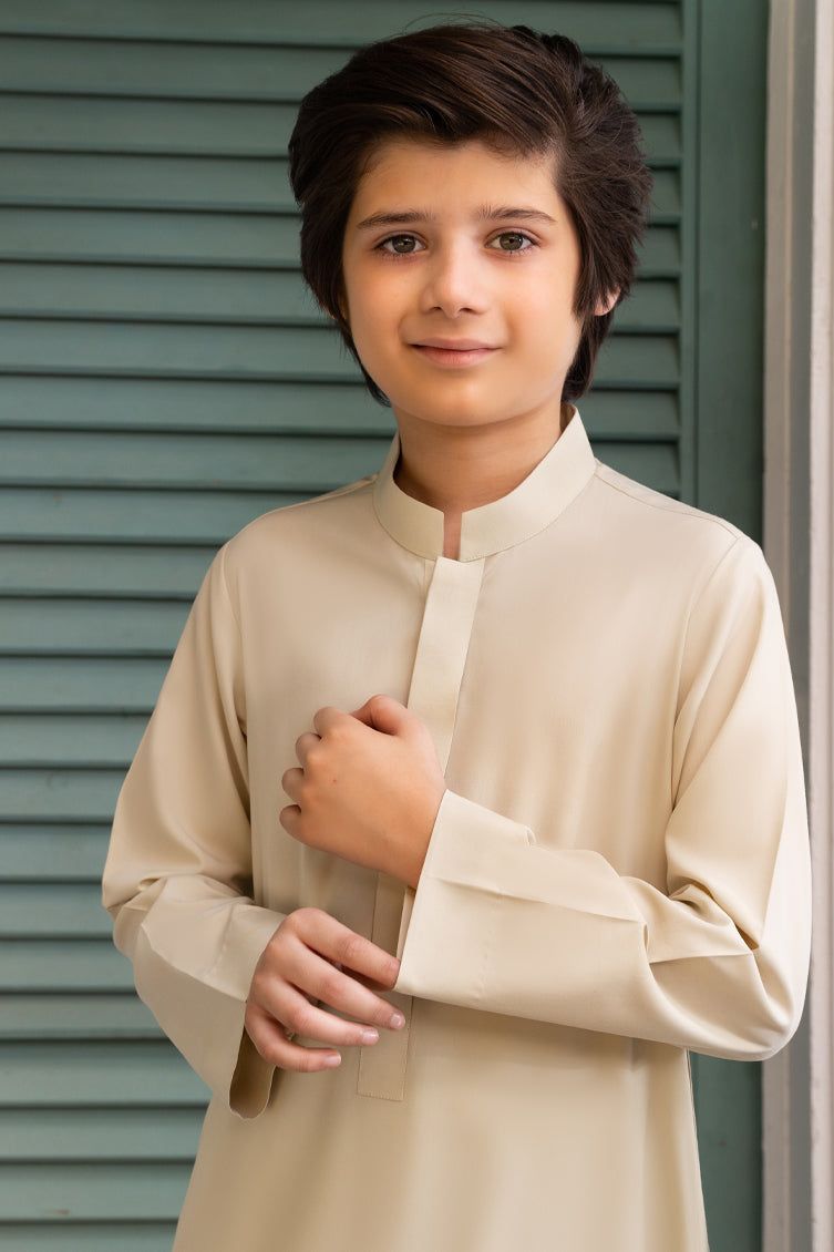 Blended Brown Jubba - J. Junaid Jamshed