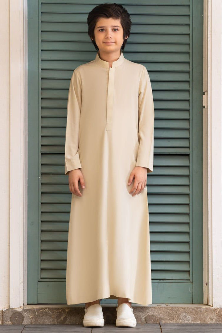 Blended Brown Jubba - J. Junaid Jamshed