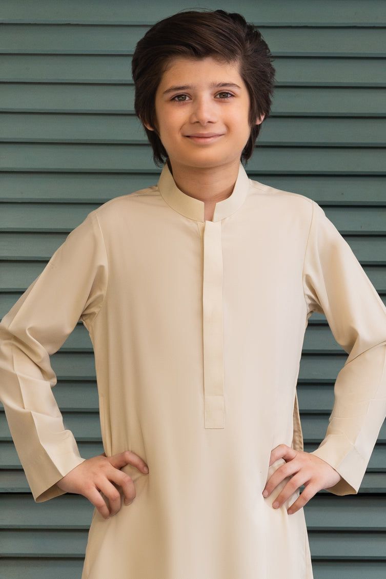 Blended Brown Jubba - J. Junaid Jamshed