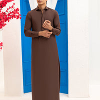 Blended Brown Jubba - J. Junaid Jamshed