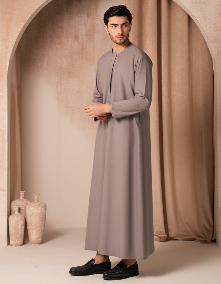 Blended Grey Jubba - J. Junaid Jamshed