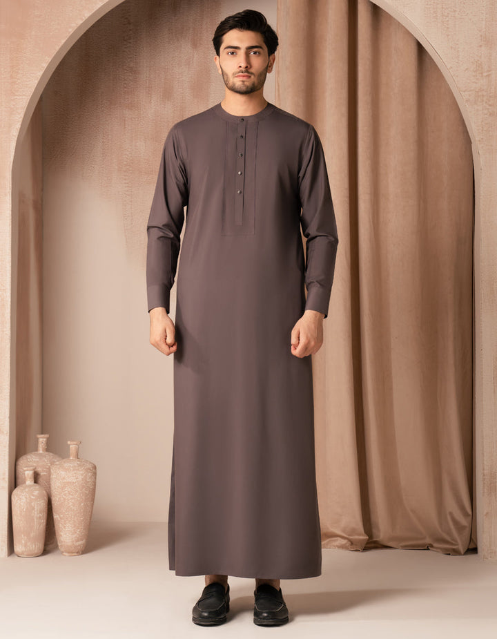 Blended Grey Jubba - J. Junaid Jamshed