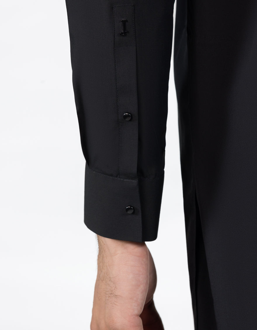 Blended Black Shalwar Kameez - J. Junaid Jamshed