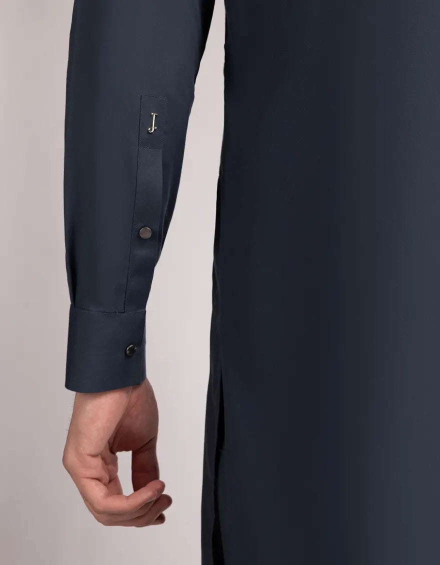 Blended Blue Shalwar Kameez  - J. Junaid Jamshed