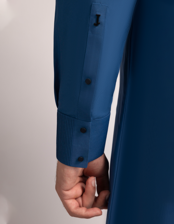 Blended Blue Jubba - J. Junaid Jamshed