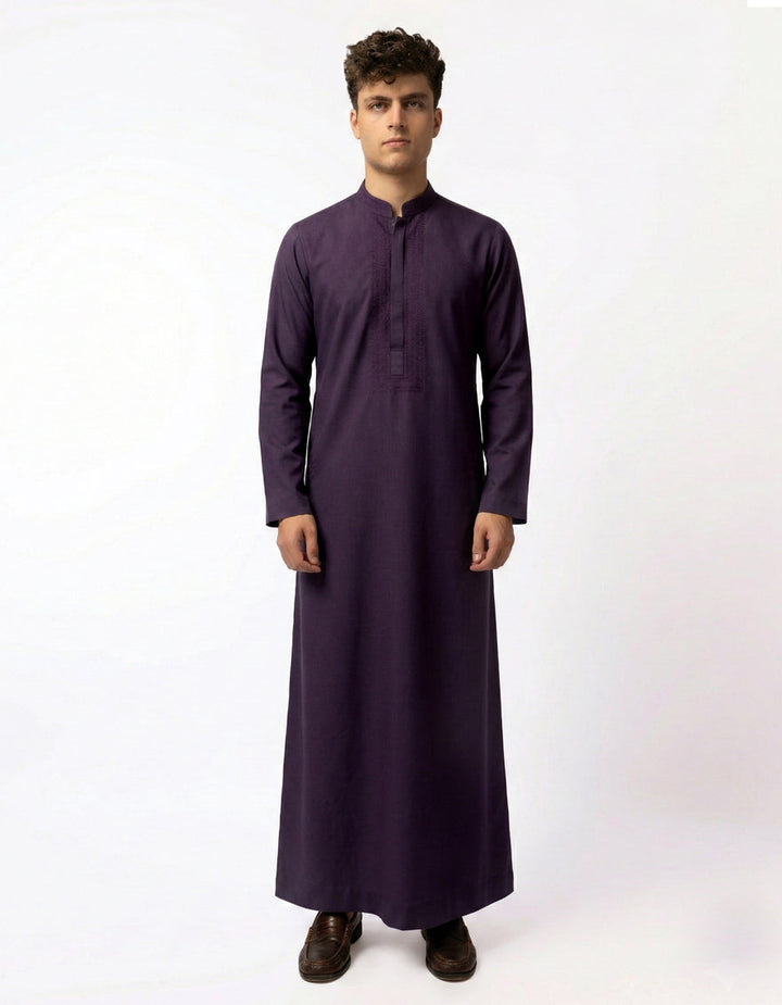 Blended Purple Jubba - J. Junaid Jamshed