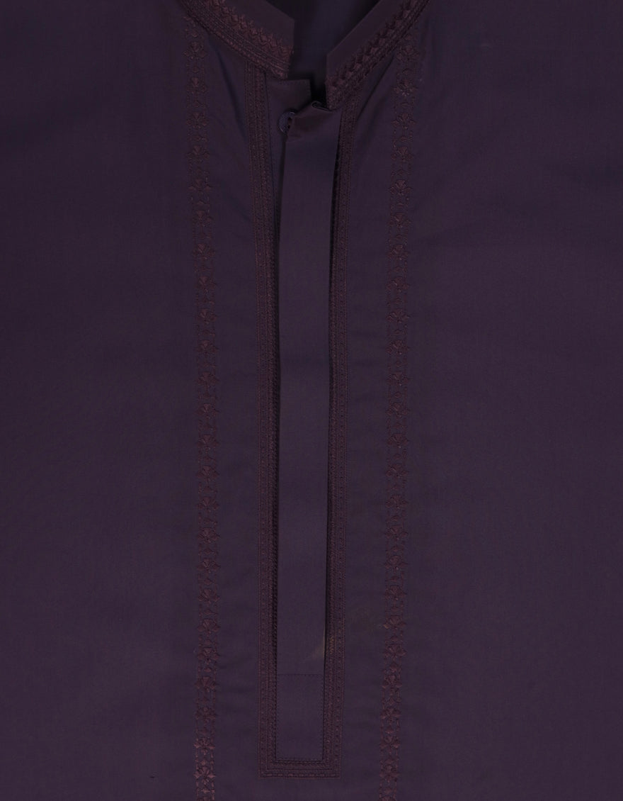 Blended Purple Jubba - J. Junaid Jamshed