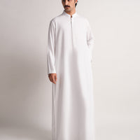 Blended White Jubba - J. Junaid Jamshed