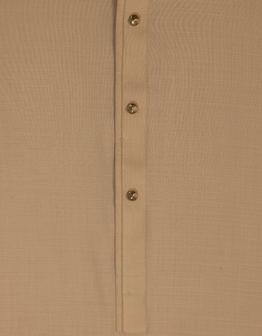 Blended Beige Kurta Trouser - J. Junaid Jamshed