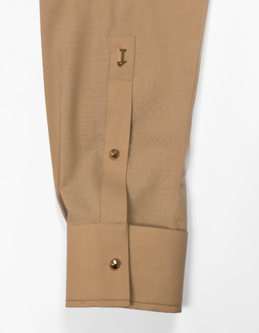 Blended Beige Kurta Trouser - J. Junaid Jamshed