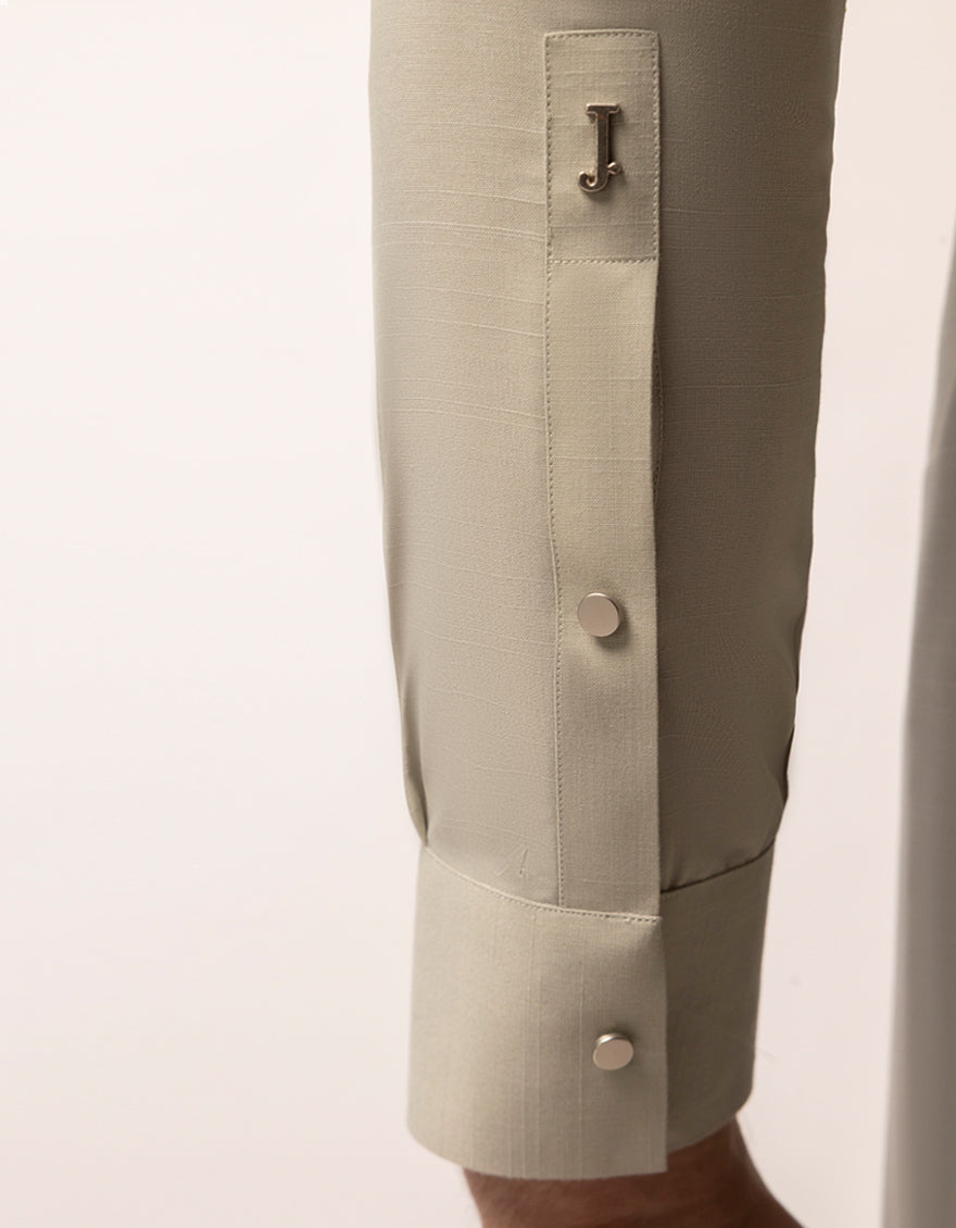 Polyester Pistachio Shalwar Kameez - J. Junaid Jamshed