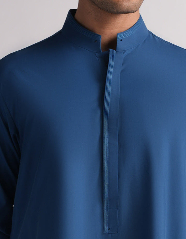 Blended Aqua Jubba - J. Junaid Jamshed