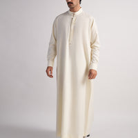 Blended Cream Jubba - J. Junaid Jamshed