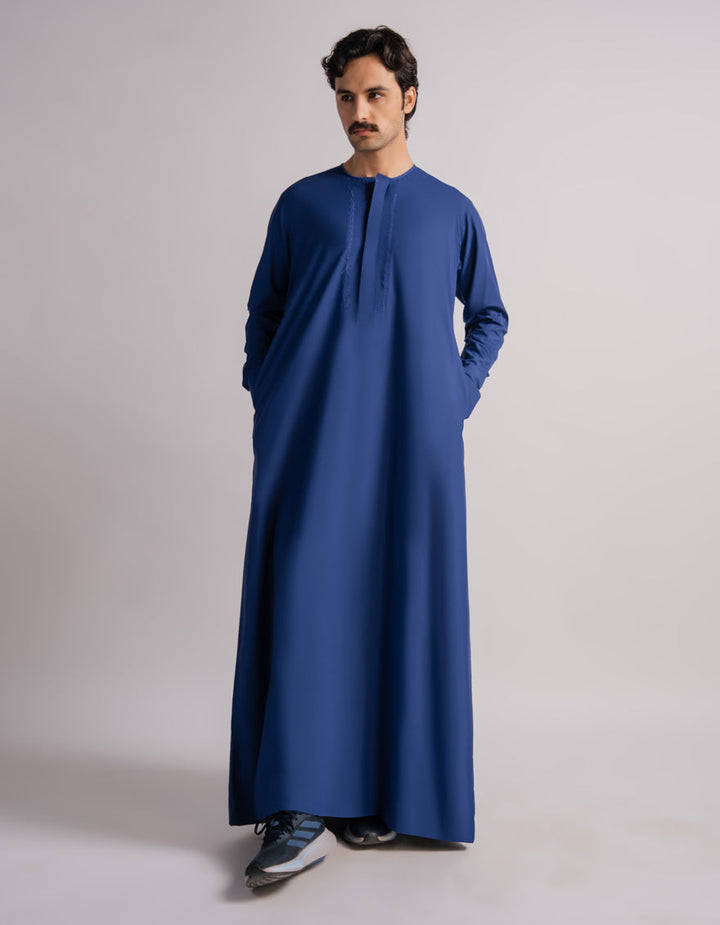 Blended Blue Jubba - J. Junaid Jamshed