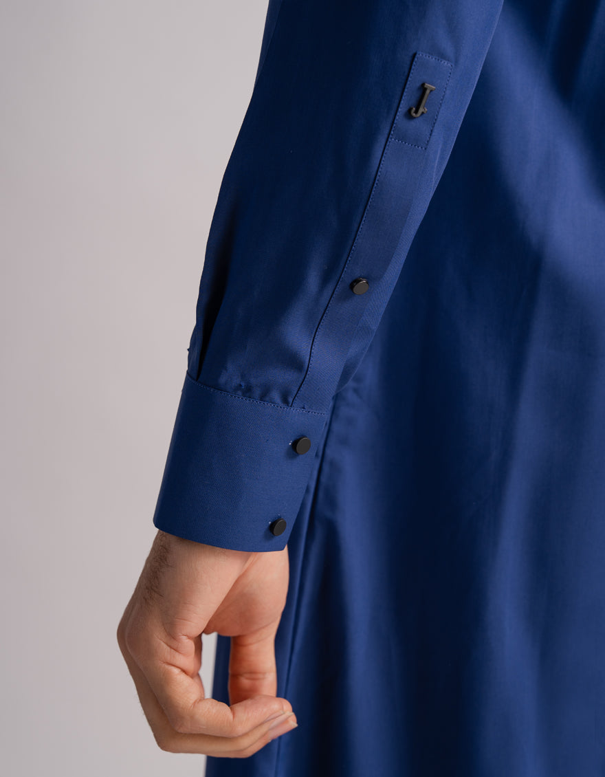 Blended Blue Jubba - J. Junaid Jamshed