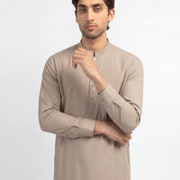 Blended Tea Pink Kurta Trouser - J. Junaid Jamshed