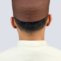 Blended Brown Cap - J. Junaid Jamshed