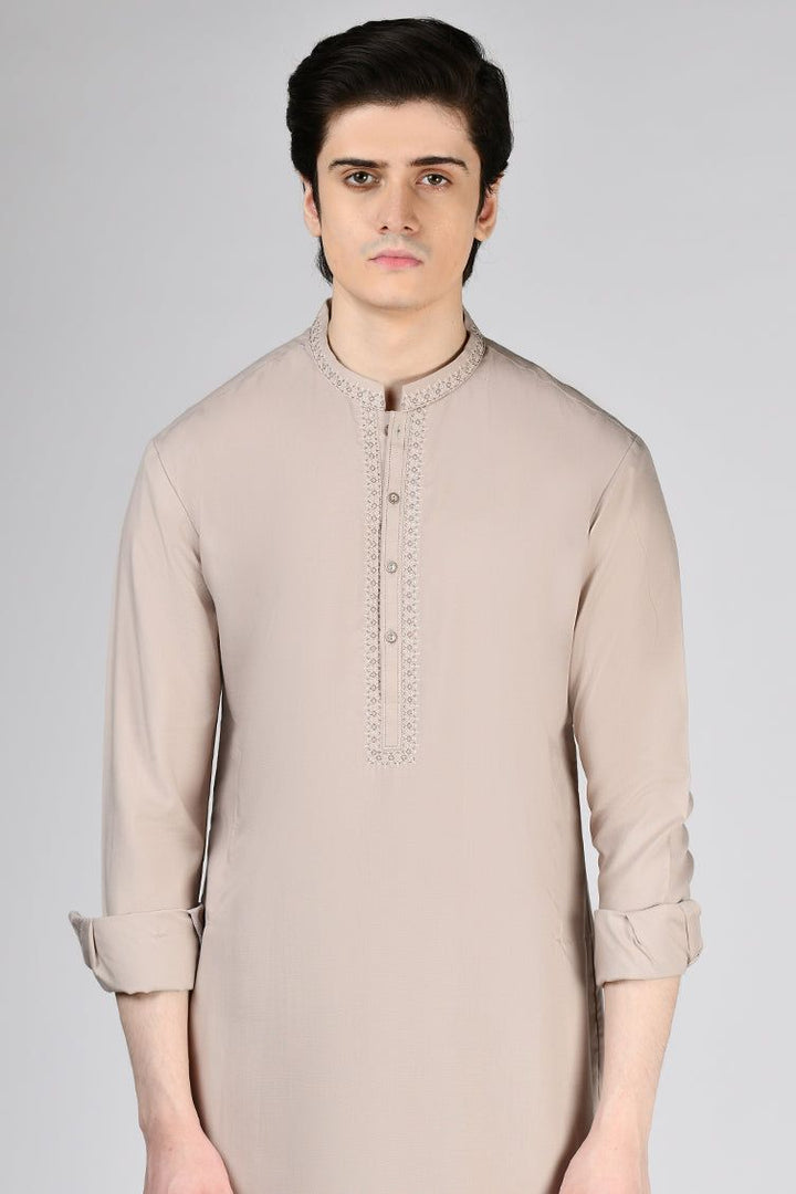 Blended Pink Shalwar Kameez - J. Junaid Jamshed