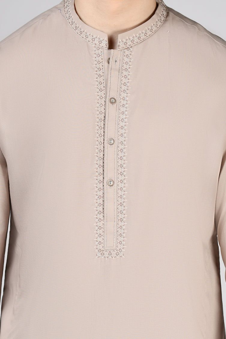 Blended Pink Shalwar Kameez - J. Junaid Jamshed