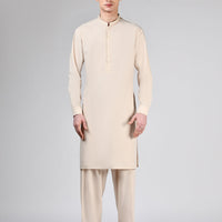 Polyester Orange Shalwar Kameez - J. Junaid Jamshed