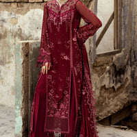 Jayne - Qalamkar Chiffons Stitched