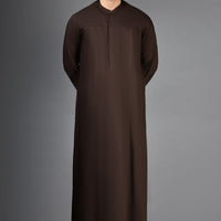 Blended Brown Jubba - J. Junaid Jamshed