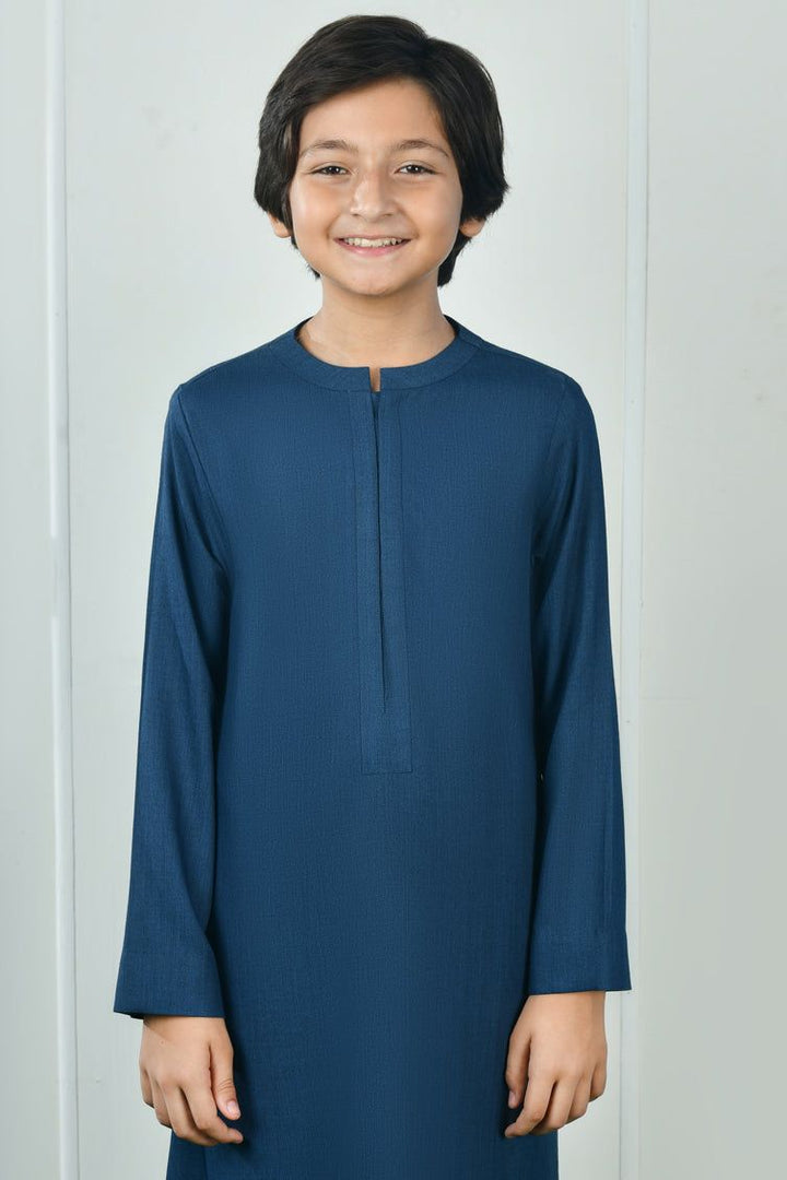 Blended Blue Jubba - J. Junaid Jamshed