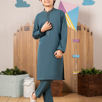Blended Green Kurta Trouser - J. Junaid Jamshed